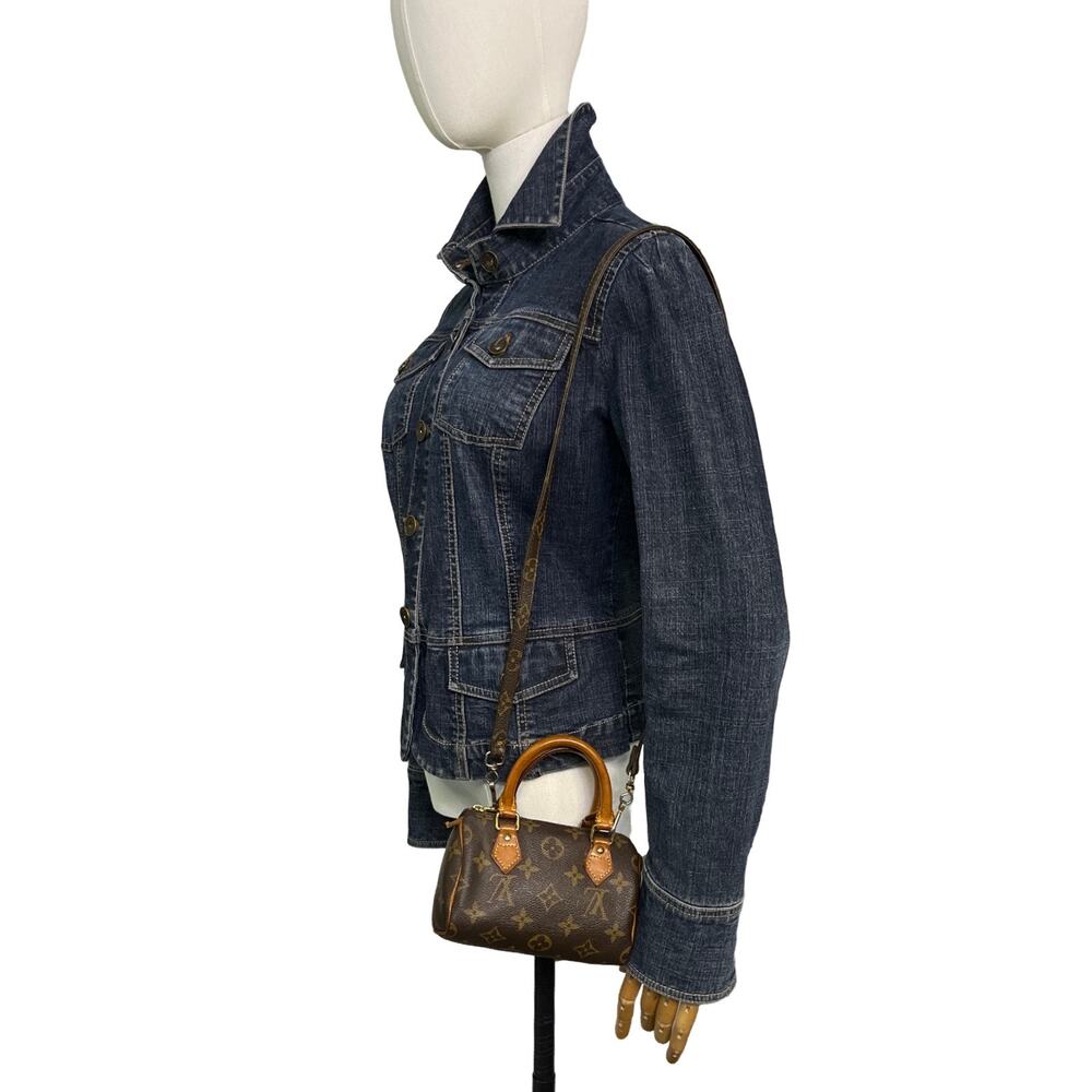 Louis Vuitton Mini Speedy Monogram Canvas HL Bag Vintage 1994 France